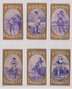 Cigarette cards, USA, Drummond Tobacco Co, Bathing Girls, six cards, ref. N438, pictures nos 5,