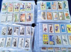 Cigarette & trade cards, large collection in plastic sleeves, mostly part sets and odds, over 480
