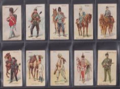 Cigarette cards, Wills Australia, Soldiers of the World (set 50 cards) (gen gd a few fair)