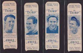 Cigarette cards, Carreras Turf uncut slides (singles) Olympics 1948 (set 50 cards) (some slight blue