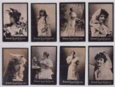 Cigarette cards, USA, ATC, Actresses (Richmond Straight Cut), eight photographic cards, medium size,