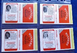 Trade cards, Match book cut out, John Masters Sports issues over 50 cards, many with original packet