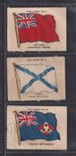 Tobacco silks, Ardath, Flags, three types, Red Ensign, Mercantile Marine, 4th Series, Russia,