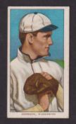 Cigarette card, USA, ATC, Baseball Series (T206), type card, Walter Johnson (Hands at chest), scarce