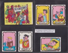 Trade cards, Monty Gum, Flintstones M Size (set 100 cards) plus paper wrapper (vg)