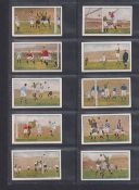 Cigarette cards, Gallaher, Footballers (Red backs, set 100 cards) including Dixie Dean (gd)