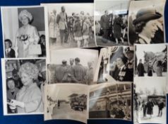 Photographs, Royalty, 25 original b/w press images of the Royal family at public events