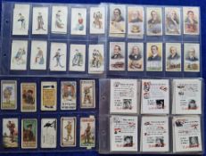 Cigarette cards, Small mixture, Hill Inventors Series black back (12), Wills Pirate Chinese