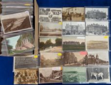 Postcards, approx. 500 UK cards to include London scenes, Midland Station Leicester, Rosslare