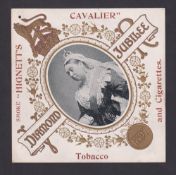 Cigarette card, Hignett's, Diamond Jubilee, 'XL' size, type card, titled card with oval portrait
