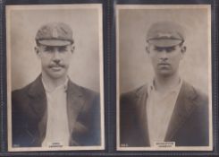 Cigarette cards, Phillips, Cricketers, (Premium size), Leicestershire, 4 cards, 157c. G B Rudd,