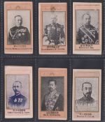 Cigarette cards, Japan, Murai Bros, Japanese Personalities (Blue Back), six cards, Major General
