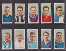 Cigarette cards, Ogden's, Football Club Captains (set, 50 cards) (three with small scuffs to