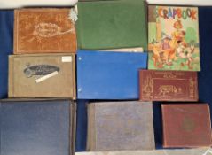 Cigarette cards, Collection in 9 period albums including Ogden's Photo Album with approx. 150 Guinea