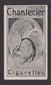 Cigarette card, Golds Ltd, Advertisement Card, Chantecler Virginia Cigarettes, b/w, single card