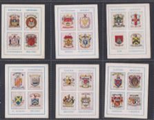 Trade cards, DC Thomson, Football Towns & Their Crests (set 32 cards) (a few fair/ mainly gd)