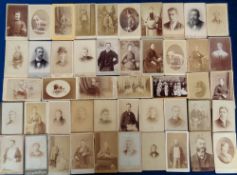 Cartes de Visite, approx. 170 interesting cards that have mainly been collected for their variety of