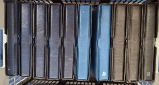 Postcards, Accessories, 10, small format, modern double postcard sized storage albums with