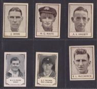Trade cards, Barratt, 9 early cricket related cards, Famous Cricketers pre war series, BAR245 (1),