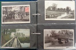 Postcards, Middlesex, an Ealing and Hanwell collection of approx. 95 cards in modern album, with