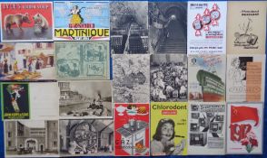 Postcards, Advertising, a collection of approx. 20 continental size UK and foreign product