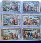 Trade cards, Liebig, 13 early sets, most cards, not all with some degree of back damage S159,