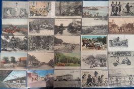 Postcards, Foreign, a good mixed foreign selection of approx. 59 cards, with 18 Greece, Crete,