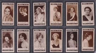 Cigarette cards, Richard Lloyd & Sons, Cinema Stars 1st 2nd 3rd Series (3 sets of cards numbered 1-