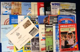 Football brochures, a further collection of 25 English Football Club brochures, 1970's onwards, Club