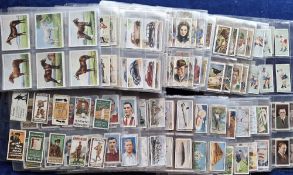 Cigarette cards, Players & Wills, 22 sets, Players (13), including Types of Horses, Motor Cars 1st &