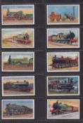 Cigarette cards, 4 sets all Railway related, Churchman (2), Empire Railways, Landmarks in Railway