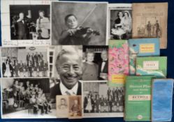 Ephemera, a large collection of early to late 20thC items to include magazines, photos, maps,