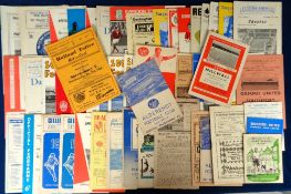 Football programmes, a collection of 50+ Ex League Club programmes, mostly 1950/70's, various