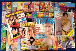 Glamour magazines, a collection of approx. 50 adult glamour magazines, mostly 1990's onwards,