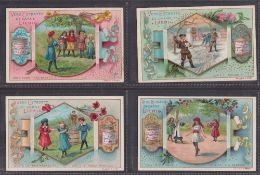 Trade cards, Liebig, 8 sets all Italian language, S525, S534, S532, S531, S1478, S311, S344 &