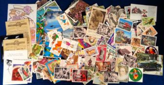 Trade cards, Australia & New Zealand, selection of 350+ cards, various issuers, subjects, sizes &