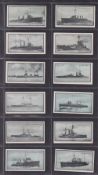 Cigarette cards, Mitchell British Warships 1st & 2nd Series (2 sets of 25 cards, plus the 2
