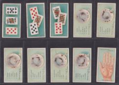 Cigarette cards, Edwards Ringer & Bigg, How to Tell Fortunes (set 25 cards) (a couple with light