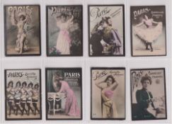 Cigarette cards, South America, Malagrida, Photo Series 3, Actresses, Serie G (plain back), 'M'