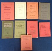 Football booklets, selection, Lancashire Football Association, handbooks for 1928/29, 1950/51, &