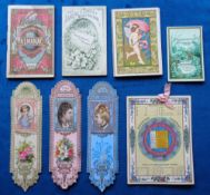 Ephemera, Victorian Almanacs and Calendars to comprise 6 almanacs (1873, 74, 75, 84, 87 and 99),