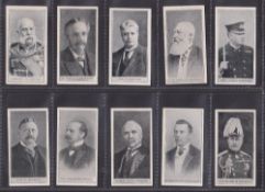 Cigarette cards, Wills (Overseas), Royalty, Notabilities & Events, 1900-2 (set, 100 cards) (gd)