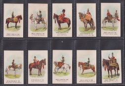 Cigarette cards, Wills (Overseas) United Services, Drum Horses (set 32 cards) (gd)