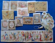 Ephemera, 12 Rimmel's Almanacs dating from the 1850s to the 1880s including 1 fan all gd, together