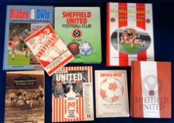 Sheffield United, a collection of 8 books & booklets, Famous Football Clubs Official History