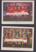 Trade cards, Shermans Pools, Football Teams P size (set 37 cards) (a few with light marks /