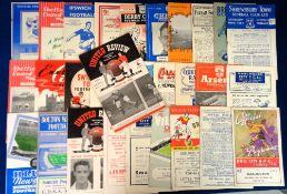 Football programmes, a collection of thirty 1940/50's programmes, a good selection inc. Aston
