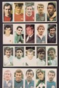 Trade cards, Daily Sketch, World Cup Souvenir (1970) (set of 40 cards all in uncut strips of five