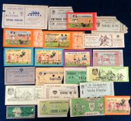 Football tickets, a collection of 20+ 1960/70's Spanish Football tickets, many with Footballer