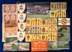 Football issues, Spain, selection of 25+ items inc. World Cup Spain 1982 Ground View plastic cards